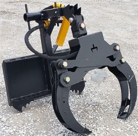 branch manager grapple for mini skid steer|branch manager log grapple attachment.